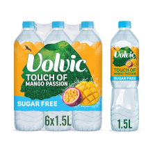 Volvic Touch of Fruit Mango Passion   6 x 1.5 L