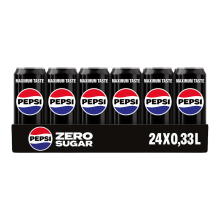 Pepsi Zero Sugar Cola   24 x 330 ml