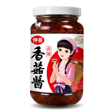 Zhongjing pikante paddenstoelensaus 230 g