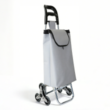 Tahang Strong bird 2026 nieuw model | ergonomische handgreep, grijze opvouwbare boodschappentrolley van groot formaat, in Europa goedverkopende trapklimmende boodschappenkar, ouderenvriendelijk en robuust met grote capaciteit