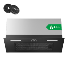 Ciarra 60 cm Inbouw Afzuigkap – Zwarte Afwerking, Energieklasse A+++, 650 m³/h