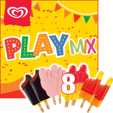 Ola Playmix Waterijsjes 8 Stuks