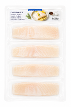 Nordic Seafood Atlantische kabeljauwhaasjes zonder huid en graten uit Groenland 4 x 100 g