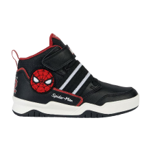Geox Unisex J Perth B. D Collection   Geobuck+Text Zwart/Rood 35