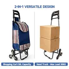 Tahang Strong bird 2026 Nieuw Model | Ergonomische Handgreep Compacte Trapklimmende Boodschappenwagen, Europees Populair Mini Opvouwbaar Karretje voor Boodschappen & Thuisgebruik