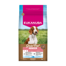 Eukanuba Graanvrij Senior Hondenvoer voor Kleine en Middelgrote Rassen Vis uit de Oceaan 3 kg