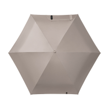 Beneunder BM666 compacte uv werende paraplu met zwarte coating grijs