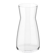 Yuejia INPROB Glazen vaas 20 cm (8 inch) – 1 stuk – transparant glas – vaas voor bloemen en tulpen – decoratieve glazen vaas – voor tafeldecoratie, woonkamer, slaapkamer, bruiloft