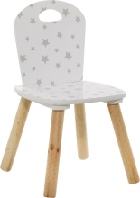 Atmosphera Douceur Peuter Fauteuil   Wit met Patroon, 49,5 cm