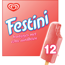 OLA IJs Festini Aardbei 12 stuks 12 x 50 ml