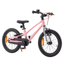 RoyalBaby + Kids fiets + EZ Shark + 18 inch roze, nettogewicht 7 kg