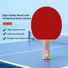 Double Fish diamantserie 3 sterren tafeltennisbatje voor kinderen, eenhandig model, enkel batje