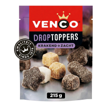 Venco Droptoppers Knetterend & Zacht   215 g