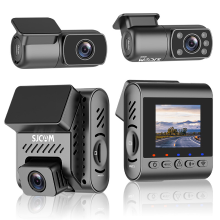 【Terug naar school】SJCAM M60S 3 kanaals dashcam met 4K voor, 2K achter, 1080P interieuropname, IMX335 sensor, WDR, H.265, G sensor en wifi parkeerbewaking