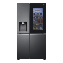 LG GSXV91MCAE InstaView American Style koel vriescombinatie   635 liter inhoud   Door in Door   UVnano waterdispenser   ThinQ WiFi   Matzwart