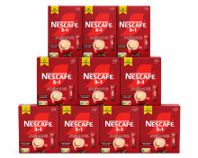 Nescafe NESCAFÉ 3 in 1 zachte en rijke oploskoffie – 10 x 10 stuks