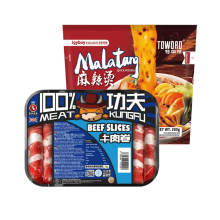 KUNG FU Rundvleesrolletjes + malatang 780 g