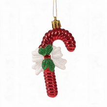 2 Stuks hangende kerstballen, decoratiepop voor kerstboom, nieuwe schattige suikerstokjes hangende hanger voor muren, ramen, deuren, huisfeest en tuin