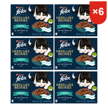 Felix heerlijke visreepjes in saus nat kattenvoer*6