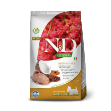 Farmina N&D Quinoa Serie Huid  en Vachtverzorging Volwassen Kleine Hondenvoer (Kwartelvlees) 2,5 kg