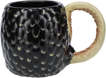 Paladone Dragon Egg Keramische Mok   500 ml, Goud & Zwart