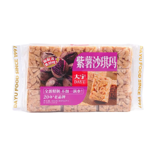 Dayu 【Bestseller】DAEWOO Sachima Paarse Zoete Aardappelsmaak 408 g (Bevat 18 Pakjes)