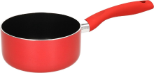 5Five Aluminium Inductie Kookpan   16 cm, Rood/Zwart