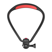 ULANZI Magnetische nekhouder voor actie camera houder met meerdere hoeken instelbaar， nekhouder met snelsluiting， voor Insta360 serie， Osmo Action serie