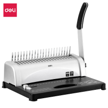 Deli documentbindmachine   ideaal voor rapporten, presentaties en scripties in kantoor en drukwerkplaatsen, 1 pack