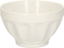 Secret de Gourmet Colorama Ribbed Kom   600 mL, Ivoorwit