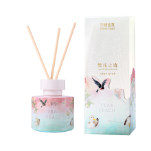 SONGCHAO A Realm in Bloom Geurstokjes Geur: Thee & Perzik 7,5*7,5*19,5 cm 108
