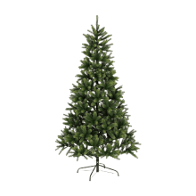 Black Box Trees Nagoya   kerstboom met natuurlijk ogende naalden en volle uitstraling   kerstdecoratie voor binnen   ronde kunstboom met licht besneeuwde takken   H210 x Ø115 cm   groen