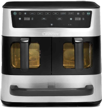 Cuisinart AFT13XSSE Tri zone heteluchtfriteuse 13,2 L RVS venster