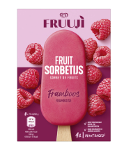 OLA Fruuji Sorbetijs Framboos 4 x 70 ml