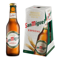 San Miguel Especial bier, 5,4% alcohol, 4 pack (4 x 33 cl)