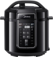 Midea Elektrische snelkookpan, 6 L, 1000 W, 14 kookfuncties, Roestvrijstalen binnenpan, Automatisch warmhouden, Eenvoudig te reinigen, Groot formaat voor familiekoken