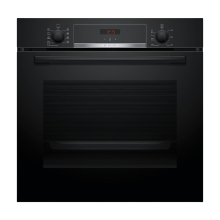 Bosch HBA534BB3 Serie 4 Inbouwoven – 60 cm – 71 L Capaciteit – 3D HotAir – EcoClean Direct – Energieklasse A+ – Zwart