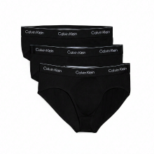 Calvin Klein Hip brief, 3 stuks, TM6, zwart, met DTM WB, heren 3XL