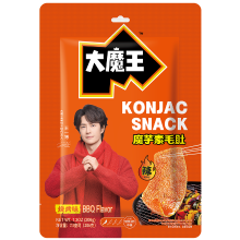 Yan Jin Pu Zi MOWON Konjac Vegan Runderpens Snack, BBQ smaak, 206 g