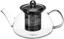 Secret de Gourmet Glazen Theepot   800 mL, Transparant