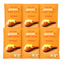 G'woon Indiase droge mix voor currysaus   6 x 36 g