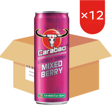 Carabao Energy Drink Mixed Berry   330 ml*12 (Doos)