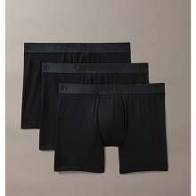 Calvin Klein Heren 3 pack boxershorts   Zwart, S