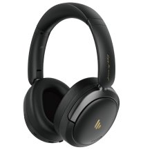 Edifier Atom Max opvouwbare over ear koptelefoon – hybride actieve ruisonderdrukking, Hi Res audio, geïntegreerde microfoon, volumeregeling, 45 uur afspeeltijd, snelladen, Bluetooth 5.4, Personalisatie via app, zwart