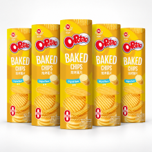 Yan Jin Pu Zi O Potao gebakken aardappelchips originele smaak snack 62 g * 5