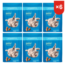 G'woon zalm snoep, zak 70 g * 6