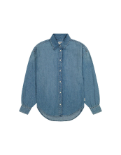 Wrangler Cool Girl blouse natuurlijke kreuklijnen, L M