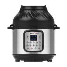 Instant Pot Duo Crisp 5,7 L 11 in 1 Multicooker met Airfryer   Snel onder druk koken, Slow cooking, Sauteren, Stomen, Sous vide, Warmhouden, Snel frituren, Braden, Bakken, Roosteren, Drogen