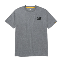 Caterpillar CAT merk T shirt donker grijs gemêleerd maat M