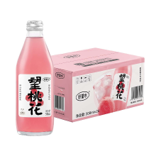 Hope water Hao Wang Shui koolzuurhoudend water met perziksap en bloesem 24 x 300 ml